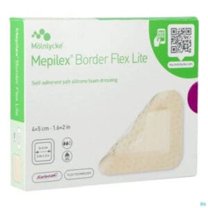 molnlycke mepilex border lite 4 x 5 cm