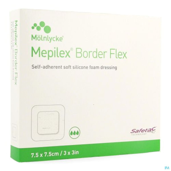 mepilex border flex schuimverband 75 x 75 cm