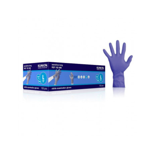 klinionpersonal protection sensitive nitril handschoen lang manchet xl