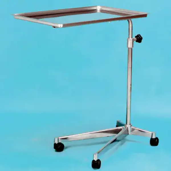 instrumententafel aluminium frame met wielen roestvrij stalen plaat