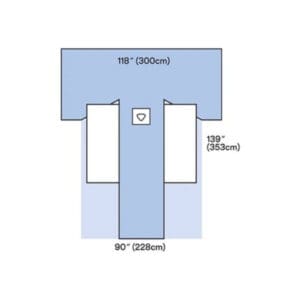 heuplaken 300 cm x 353 cm steri drape