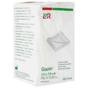 gazin gaaskompressen 8 laags 75 x 75 cm