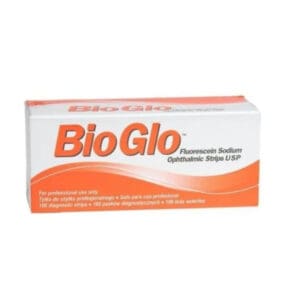 flu bioglo fluorescine strip 100