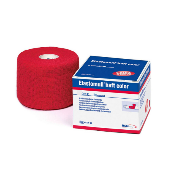 elastomull haft fixatiewindsel rood 20 m x 10 cm