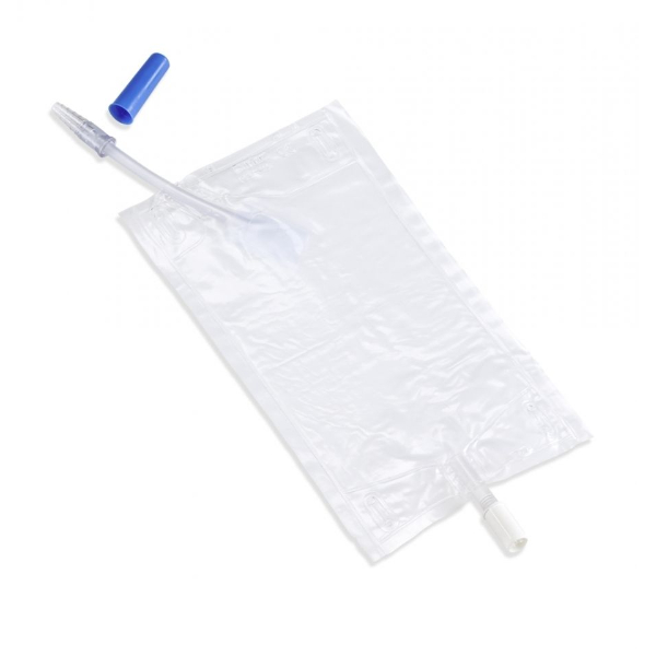 curion curibag urinebeenzak eendaags 500ml 60cm slang trekkraan