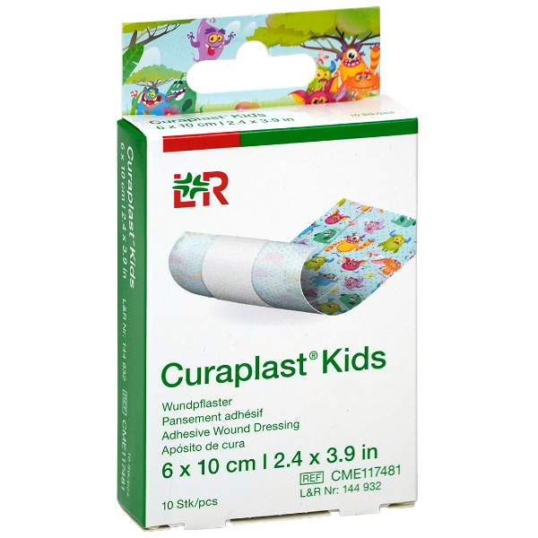 curaplast kinderpleister 10 x 6 cm