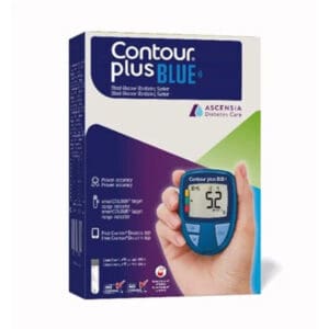 contour plus blue glucosemeter startpakket