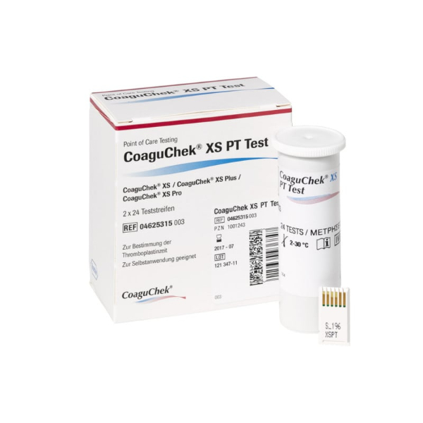 coaguchek xs pt teststrips