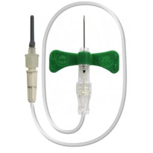 bd vacutainer safety lok vleugelnaald 21 g x 19 mm 30 cm slang