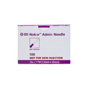 bd nokor admix needle 16 g x 25 mm