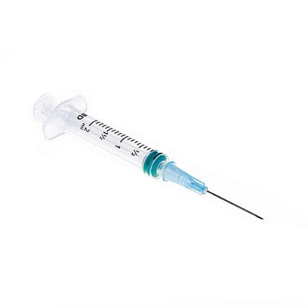 bd emerald spuit 2 ml luer tip met naald 23g x 25 mm