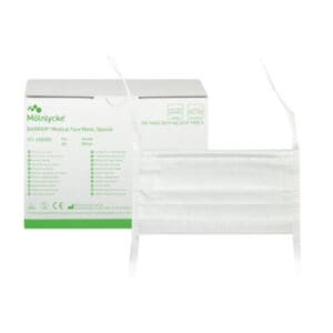 barrier chirurgisch masker type ii extra zacht vormhouder knooplinten wit