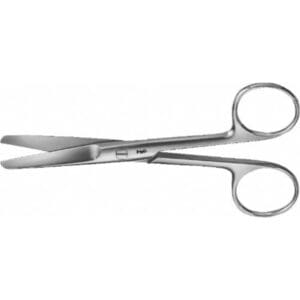 aesculap chirurgische schaar 130 mm recht stompstomp per stuk