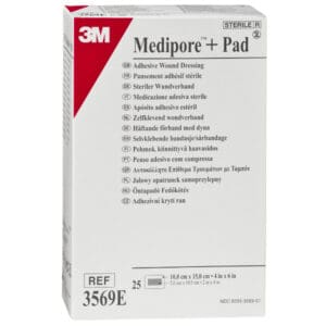 3m medipore plus pad steriel wondverband 10 x 15 cm