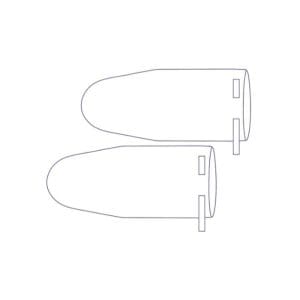 medline miscoscoophoes 2x handvaten 15 x 35 cm