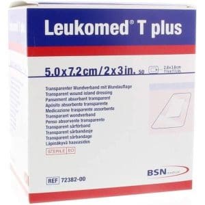bsn leukomed t plus eilandpleister transparant 10 x 30 cm 50 stuks