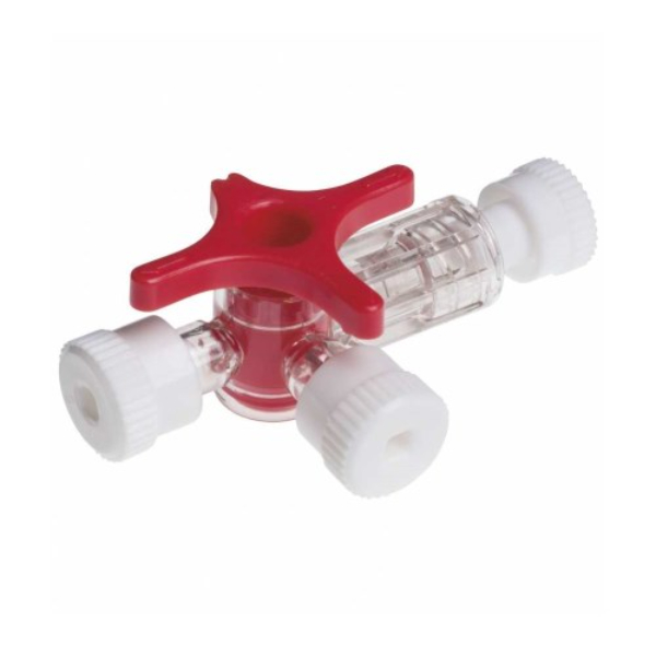bd connecat 3 wegkraan rotatie 360 gram rood
