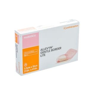allevyn gentle border lite schuimverband 55 x 12 cm