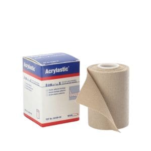 acrylastic compressie en steunverband 25 meter x 8 cm