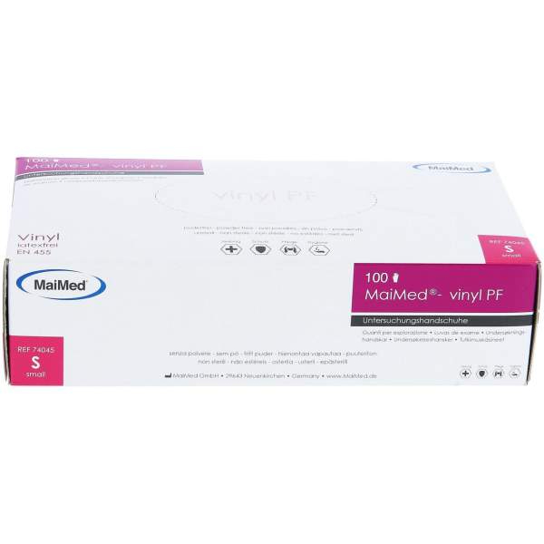 maimed vinyl handschoenen poedervrij s
