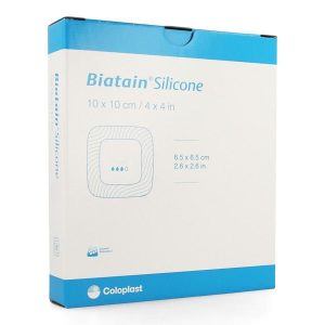 biatain silicone schuimverband 10 x 10 cm