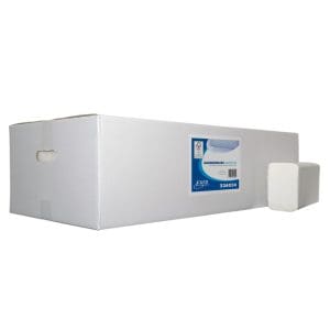 handdoekpapier M fold verlijmd cellulose 2 laags 32 x 20,3 cm