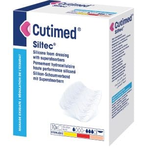 Cutimed Siltec schuimverband - 15 x 15 cm