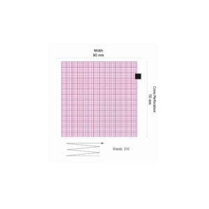 Diagramm Halbach ECG papieren voor GE 110x140mm