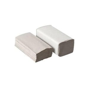 Handdoekpapier z-fold recycled 1 laags 25 x 23 cm