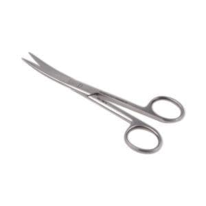 Schaar chirurgisch stomp / stomp 18 cm gebogen