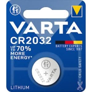 Varta batterij button