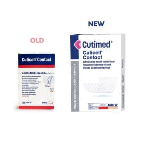 BSN Cuticell Contact siliconen wondcontactlaag - 7,5 x 10 cm