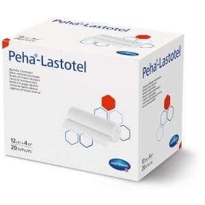 Hartmann Peha-Lastotel fixatiezwachtel rekbaar - 12 cm x 4 meter, 1 stuk