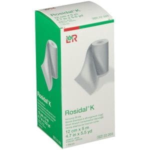 L&R Rosidal haft cohesieve korterek zwahtel 5 meter x 12 cm