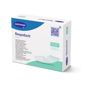 Absorberend verband RespoSorb Super - 10 x 20 cm