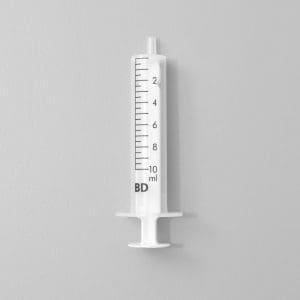 BD Discardit II injectiespuit plus naald - 10 ml