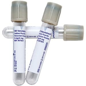 BD Vacutainer PET glucose 2 ml grijs