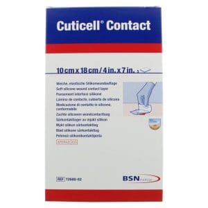BSN Cuticell Contact siliconen wondcontactlaag - 10 x 18 cm