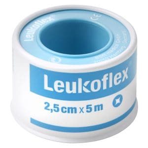 BSN Leukoflex hechtpleister transparant 5 m x 2,50 cm
