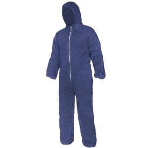 Coverall zonder capuchon met voet extra large