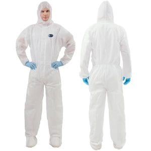 Coverall zonder capuchon met voet middel