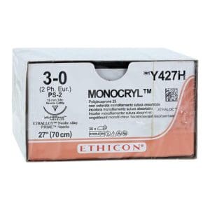 Ethicon Monocryl hechtdraad 5-0 70 cm PS2