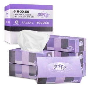 Facial tissue celulose 2 laags 20 cm x 19,5 cm