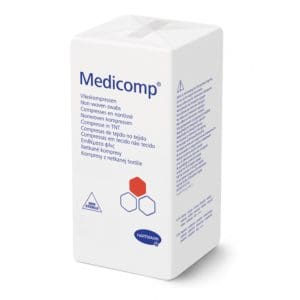 Gaaskompres Medicomp 7,5 x 7,5 cm  4 laags