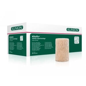 Klinion Klinifix crêpe fixatiewindsel - 10 cm x 4 meter