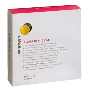 L-Mesitran Foam niet verklevend schuimverband 10 x 10