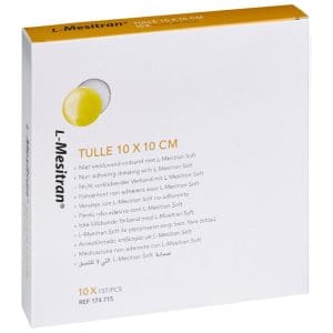 L-Mesitran Tulle niet verklevend verband 10 x 10 cm