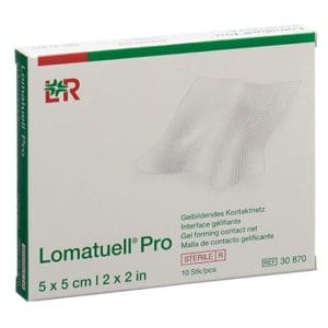 Lomatuell Pro gelvormend contactgaas - 5 x 5 cm
