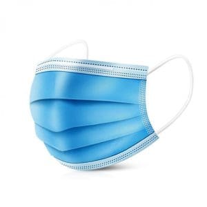Masker Oorlussen Type II  Blauw