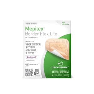 Mepilex Border Flex Lite schuimverband 7,5 x 7,5 cm